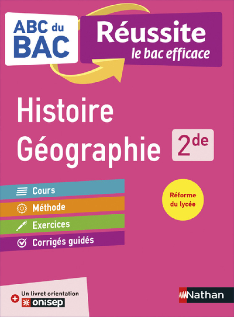 HISTOIRE GEOGRAPHIE 2DE 2019 - COLLECTIF - NATHAN