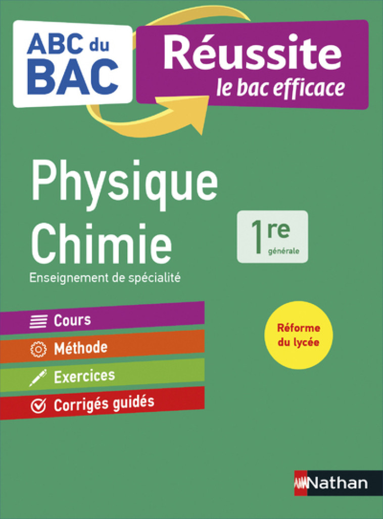 PHYSIQUE CHIMIE 1RE SPECIALITE 2019 - MARTEAU-BAZOUNI K. - NATHAN