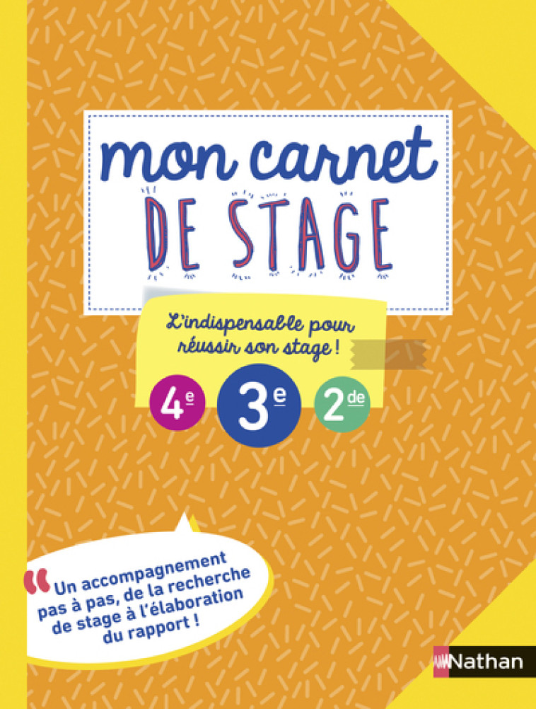 MON CARNET DE STAGE - GISSINGER/LACOMBE - NATHAN