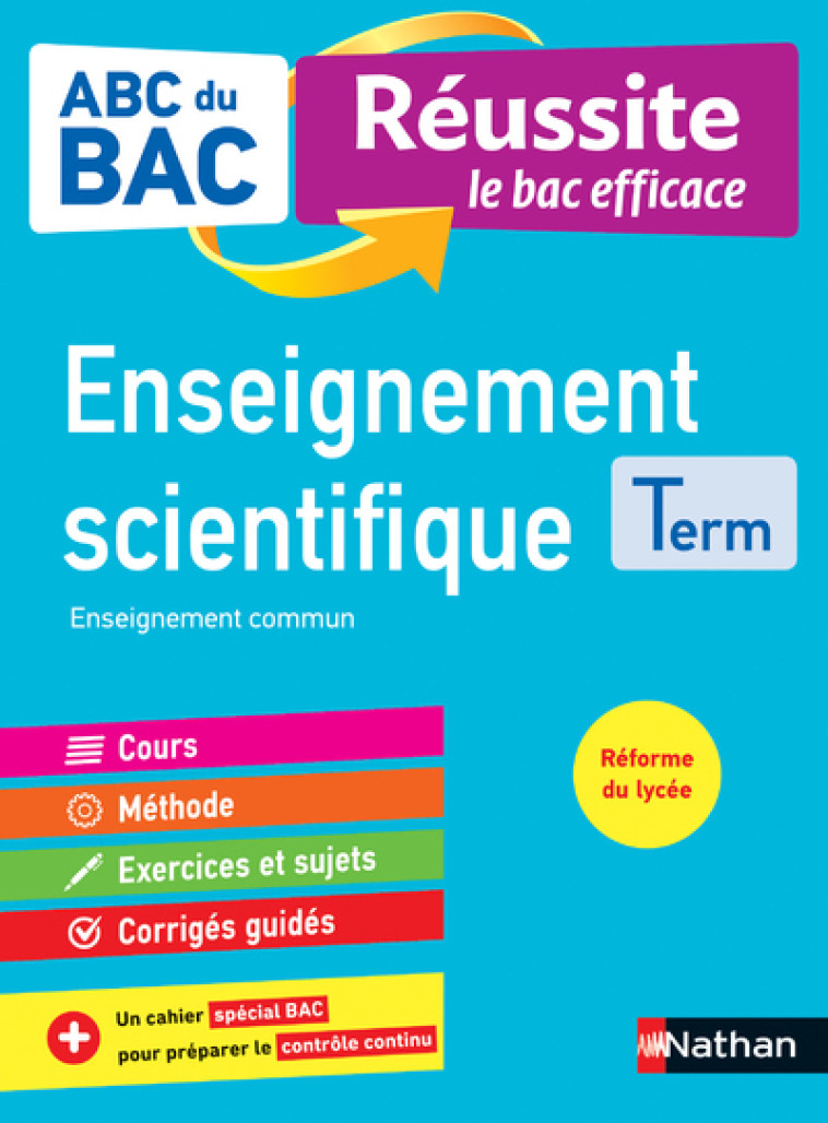 ENSEIGNEMENT SCIENTIFIQUE TLE NOUVEAUX PROGRAMMES - CAMARA/GASTON - NATHAN