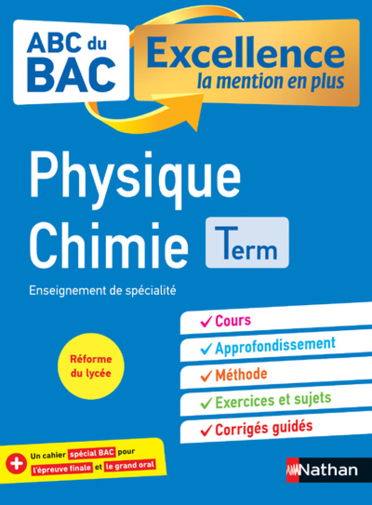 SPECIALITE PHYSIQUE CHIMIE TLE NOUVEAUX PROGRAMMES - COLLECTIF - NATHAN