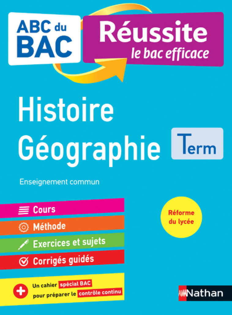 HISTOIRE GEOGRAPHIE TLE NOUVEAUX PROGRAMMES - COLLECTIF - NATHAN