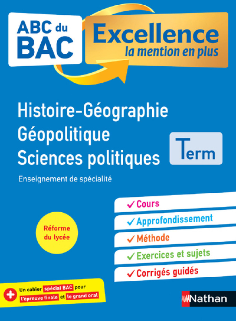 SPECIALITE HISTOIRE GEO GEOPOLITIQUE SCIENCES PO TLE NOUVEAUX PROGRAMMES - BENBASSAT/FOULETIER - NATHAN