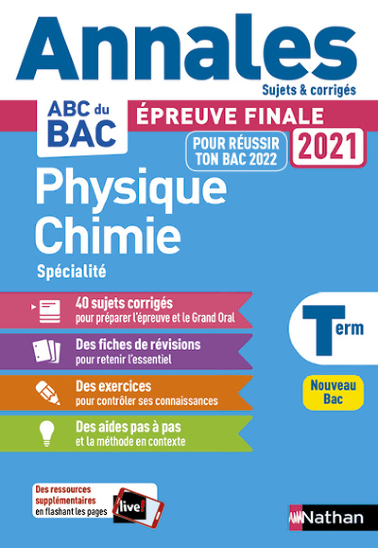 PHYSIQUE CHIMIE TERM 2021-2022 - MARTEAU-BAZOUNI K. - NATHAN