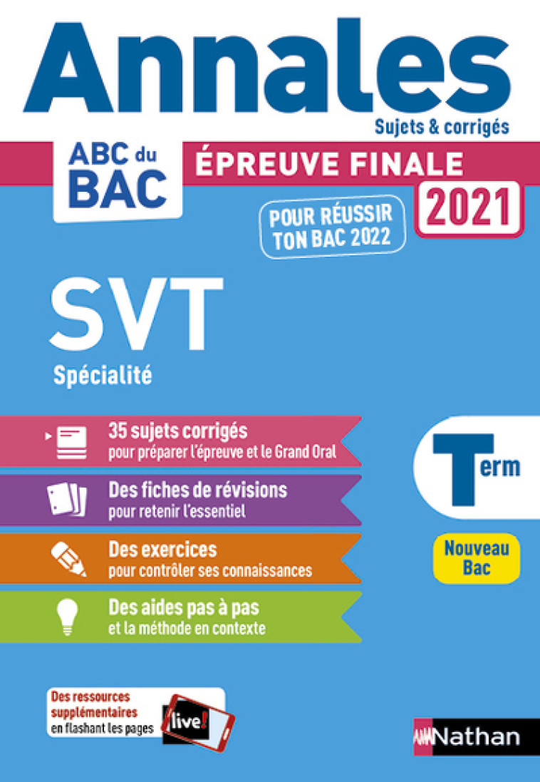 SPECIALITE SVT TERMINALE - BAC 2021 - DURAND CHRISTOPHE - NATHAN