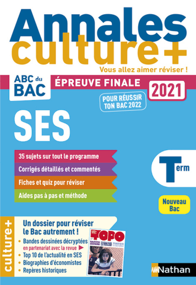 SES TLE 2021 CULTURE + - COLLECTIF - NATHAN