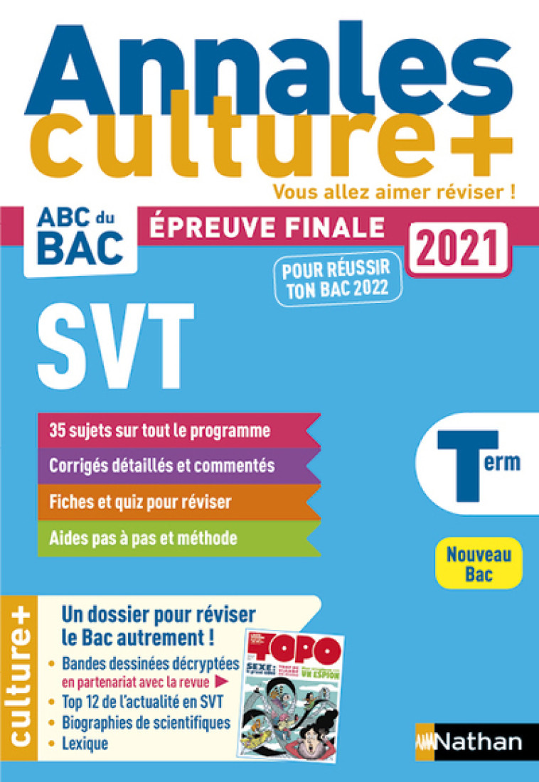 SVT TLE 2021 CULTURE + - DURAND CHRISTOPHE - NATHAN