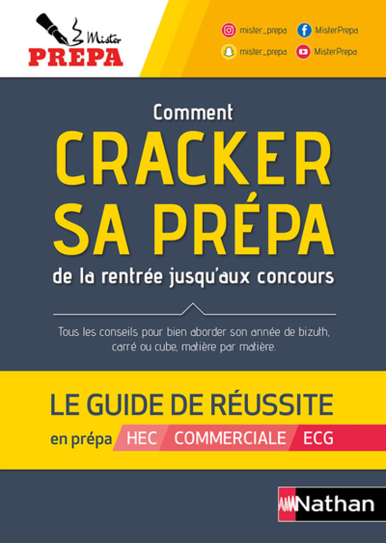 COMMENT CRACKER SA PREPA  ED 2022 - COLLECTIF - NATHAN