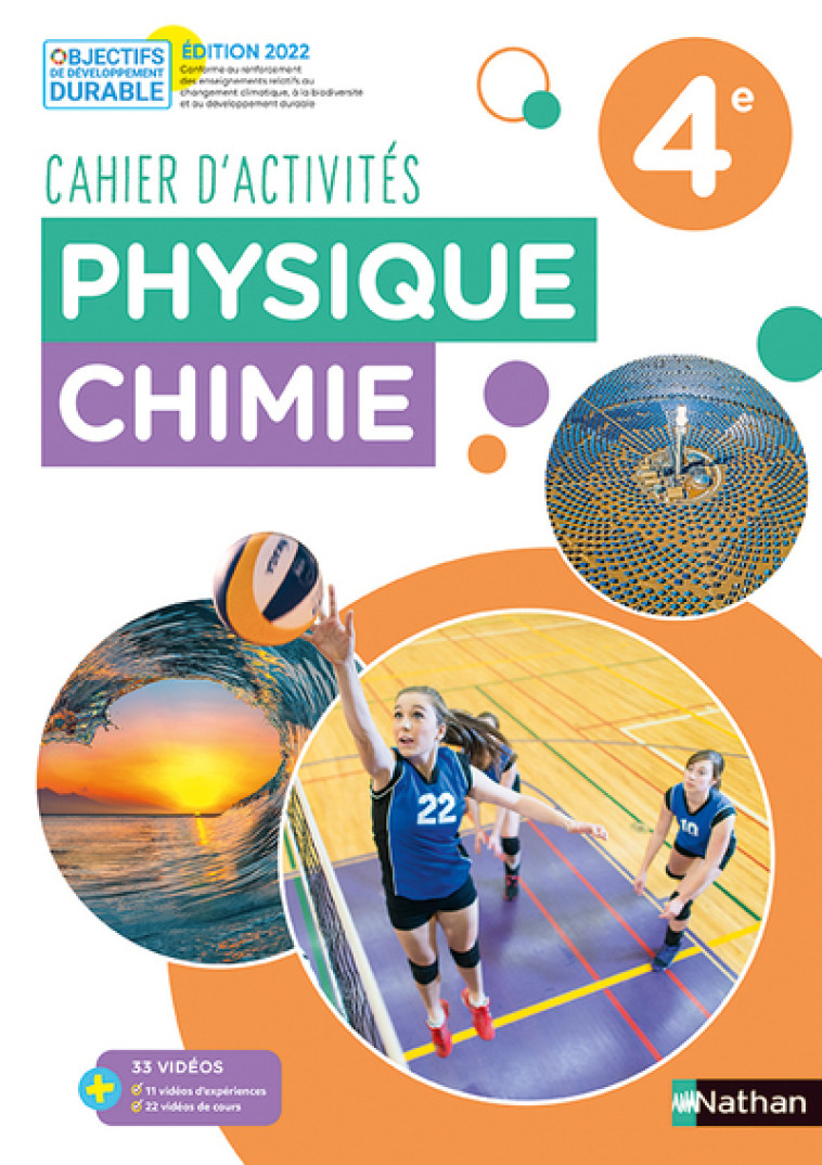 PHYSIQUE CHIMIE 4E - CAHIER - 2022 - BERNARD/AMAUGER/BOST - NATHAN