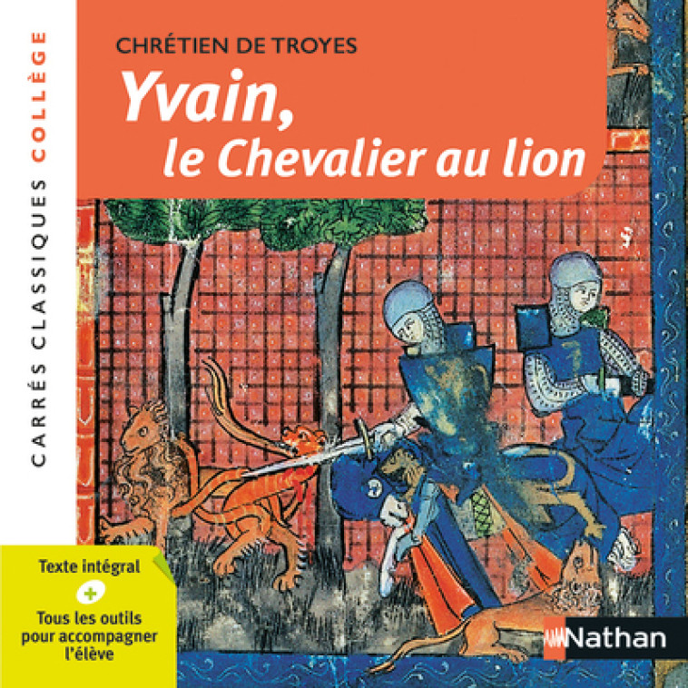 YVAIN, LE CHEVALIER AU LION 2020 - TROYES CHRETIEN DE - NATHAN