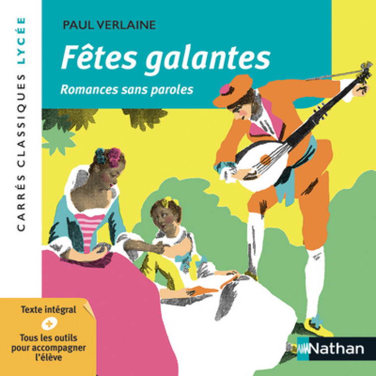 FETES GALANTES - ROMANCES SANS PAROLES - VERLAINE PAUL - NATHAN