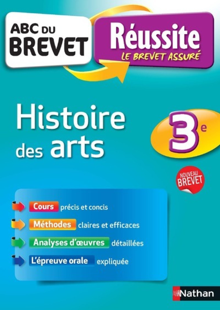 HISTOIRE DES ARTS 3EME - VIDIL/BOUCHERIT - NATHAN