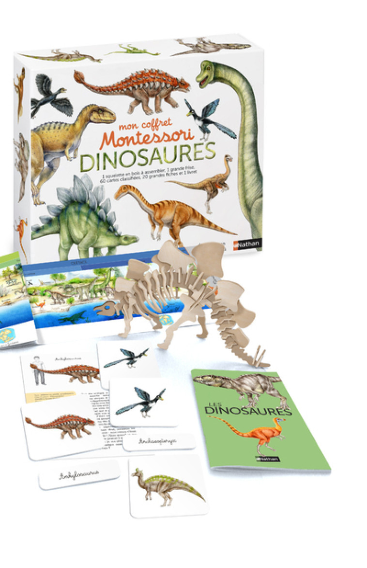 MON COFFRET MONTESSORI DINOSAURES - HERRMANN EVE - NATHAN