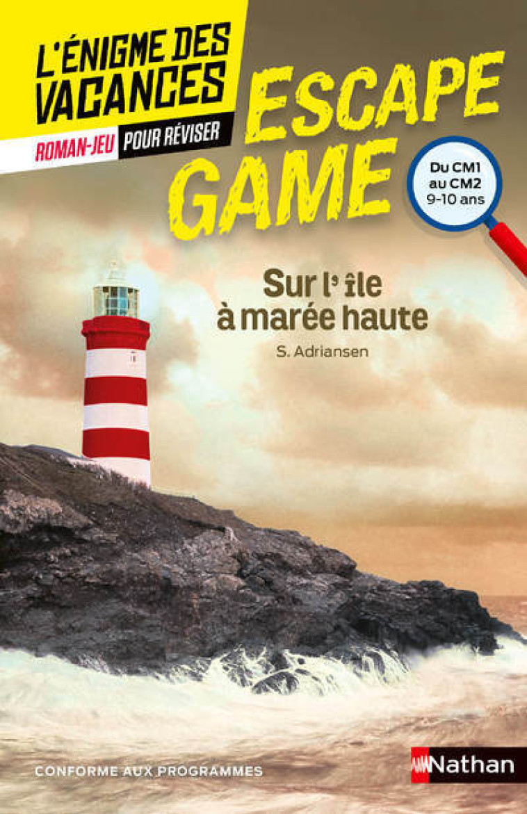 ESCAPE GAME CM1-CM2: SUR L'ILE A MAREE HAUTE - ADRIANSEN/RISBJERG - NATHAN