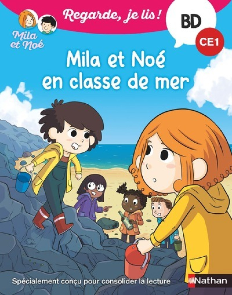 MILA ET NOE EN CLASSE DE MER BD CE1 - BATTUT/UONG - NATHAN