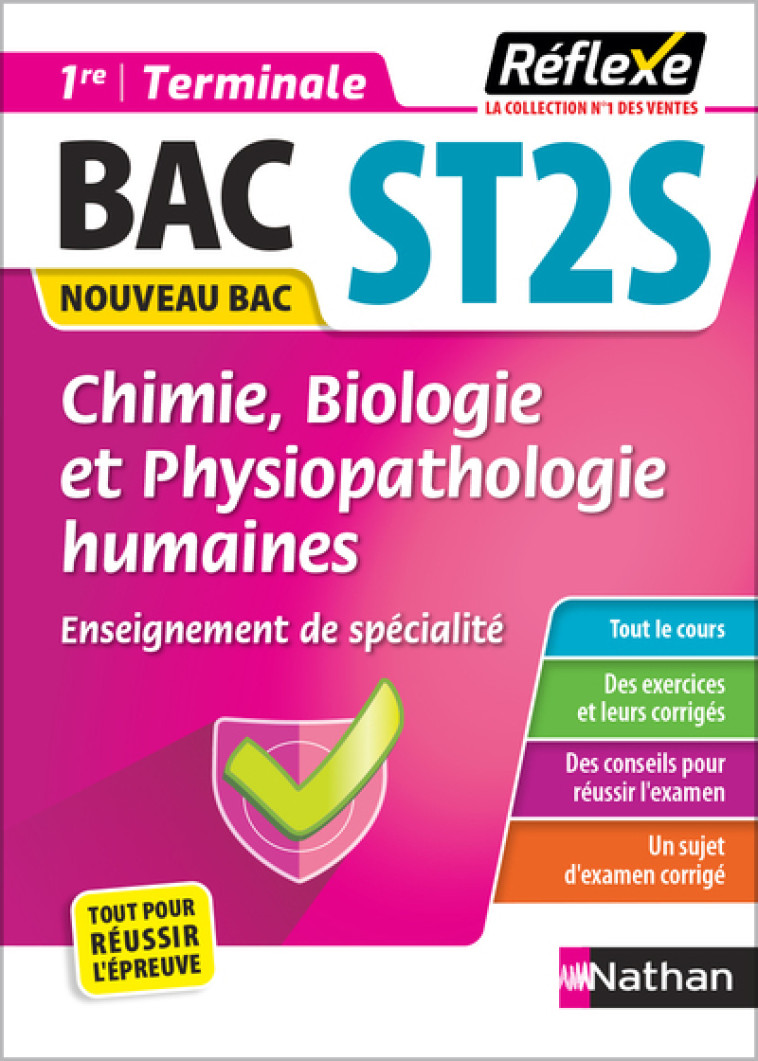 CHIMIE, BIO ET PHYSIOPATHOLOGIE HUMAINES SPE 1RE/ TLE ST2S - 2023 - FANCHON/MALINGUE/VIE - NATHAN