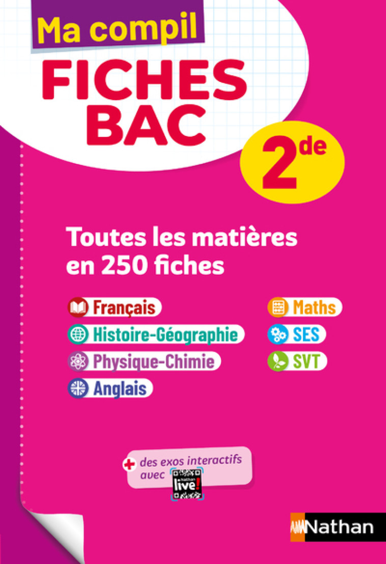 MA COMPIL FICHES BAC 2DE ED 2023 - PONS-SOUMAH/AILLET - NATHAN