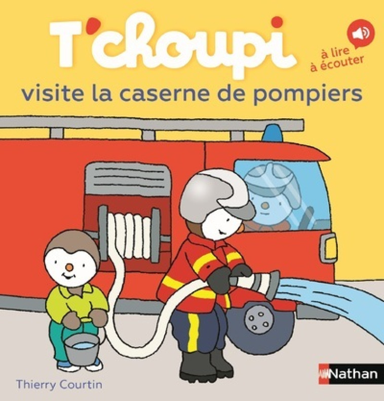 TCHOUPI VISITE LA CASERNE DE POMPIERS - COURTIN THIERRY - NATHAN