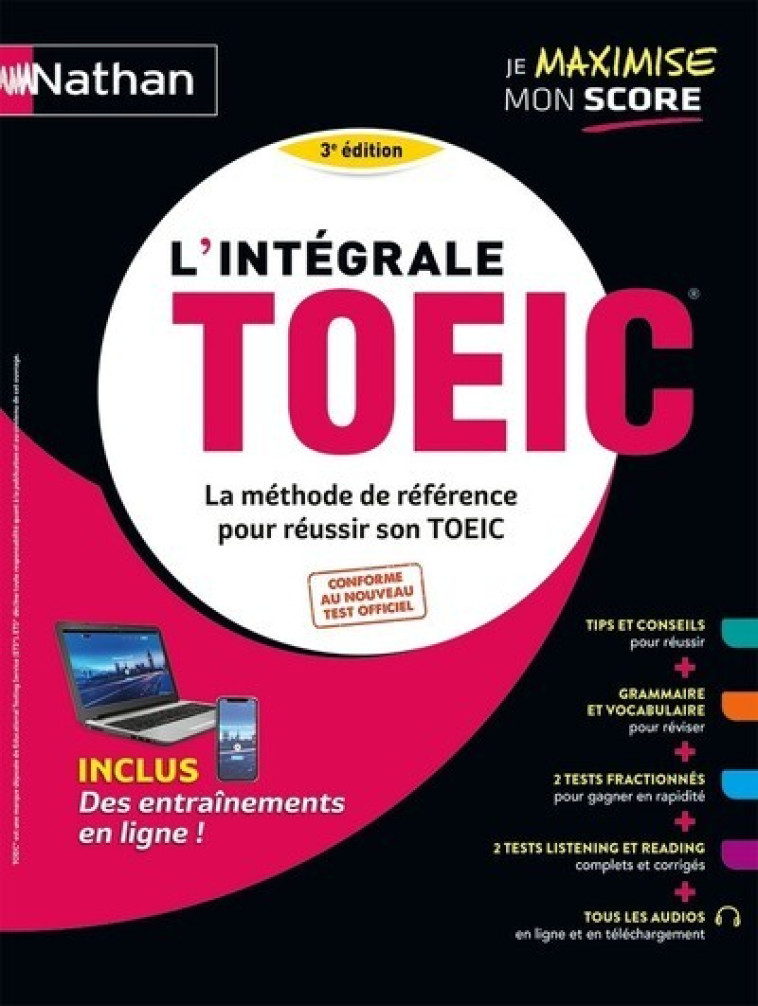 L'INTEGRALE TOEIC - 3E EDITION - 2023 - MURDOCH STERN/STULTS - NATHAN