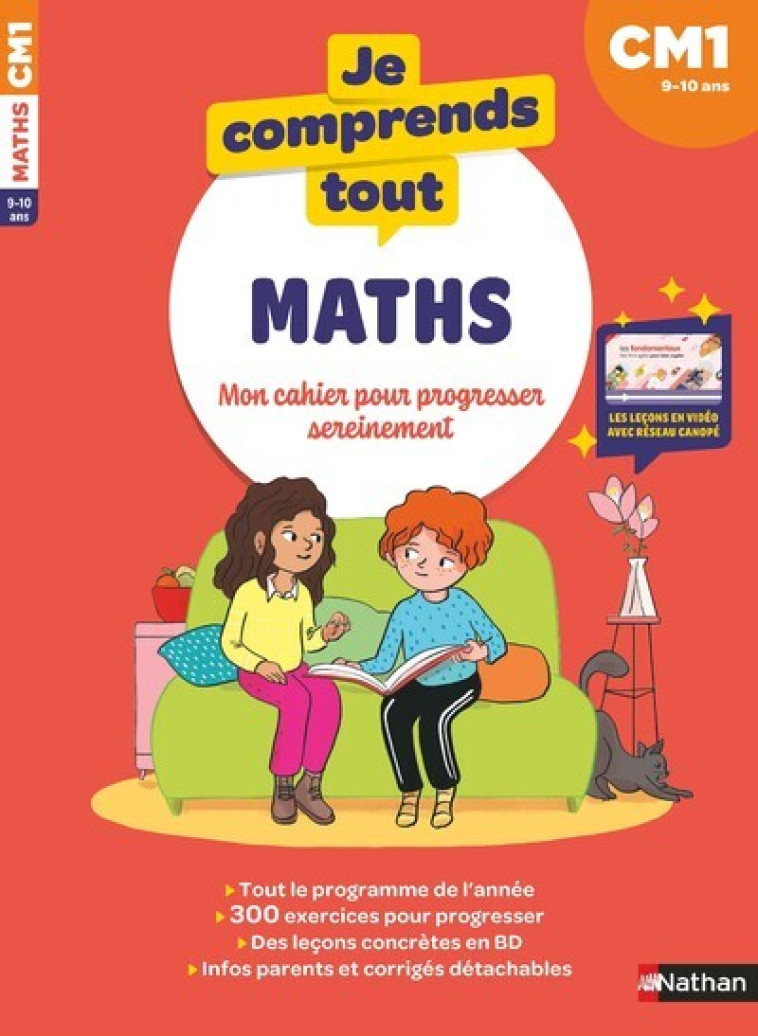 JE COMPRENDS TOUT MATHEMATIQUES CM1 - GINET/CHAVAROCHE - NATHAN