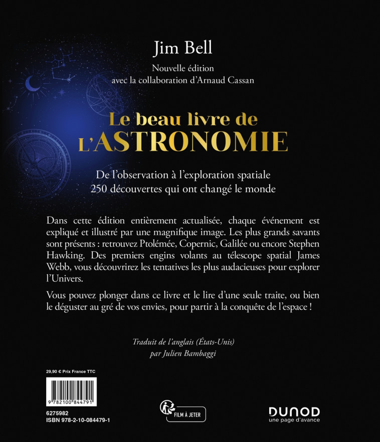 LE BEAU LIVRE DE L'ASTRONOMIE - DE L'OBSERVATION A L'EXPLORATION SPATIALE - BELL/CASSAN - DUNOD