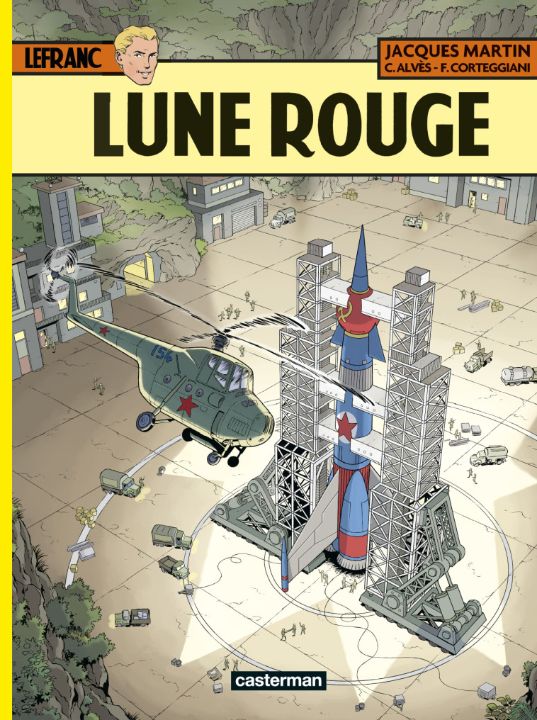 LEFRANC - T30 - LUNE ROUGE - CORTEGGIANI/MARTIN - CASTERMAN