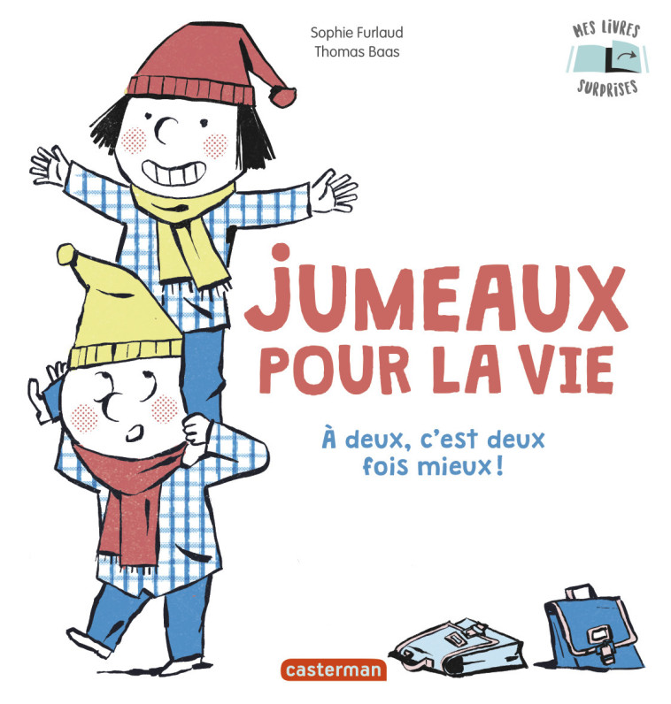 JUMEAUX POUR LA VIE - A DEUX, C'EST DEUX FO IS MIEUX ! ETAGERE D - FURLAUD/BAAS - CASTERMAN