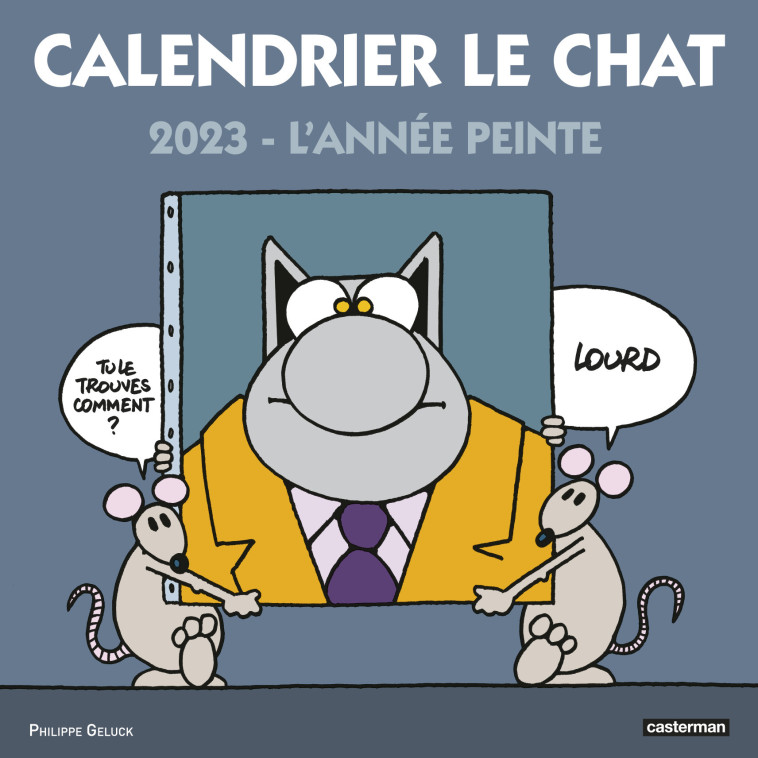 CALENDRIER LE CHAT 2023 - GELUCK - CASTERMAN