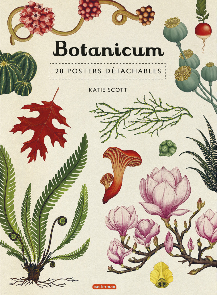 BOTANICUM - 28 POSTERS DETACHABLES - SCOTT KATIE - CASTERMAN