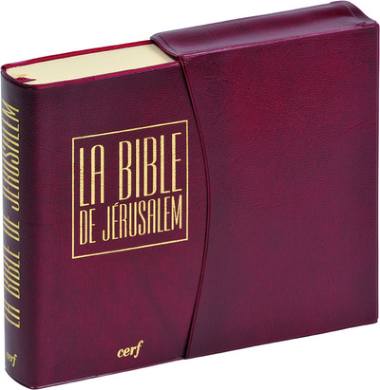 LA BIBLE DE JERUSALEM - VOYAGE - BORDEAUX S OUS ETUI - ECOLE BIBLIQUE DE JE - CERF