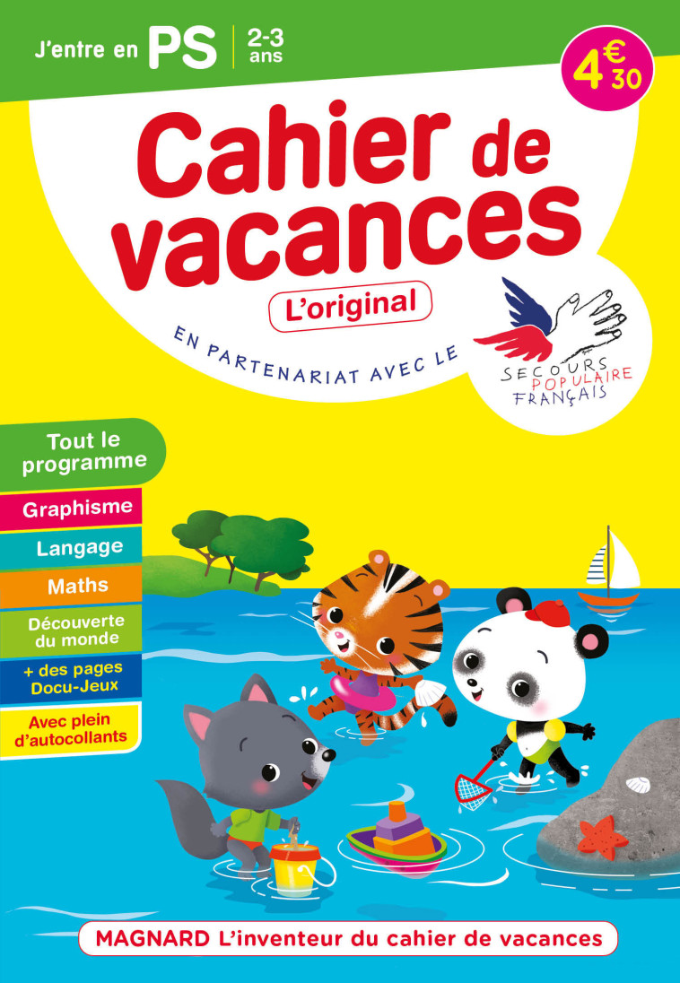 CAHIER DE VACANCES ENTREE EN PS 2021 - PERROT AURELIE - MAGNARD