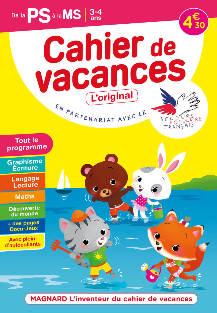 CAHIER DE VACANCES PS VERS MS 2021 - PERROT AURELIE - MAGNARD