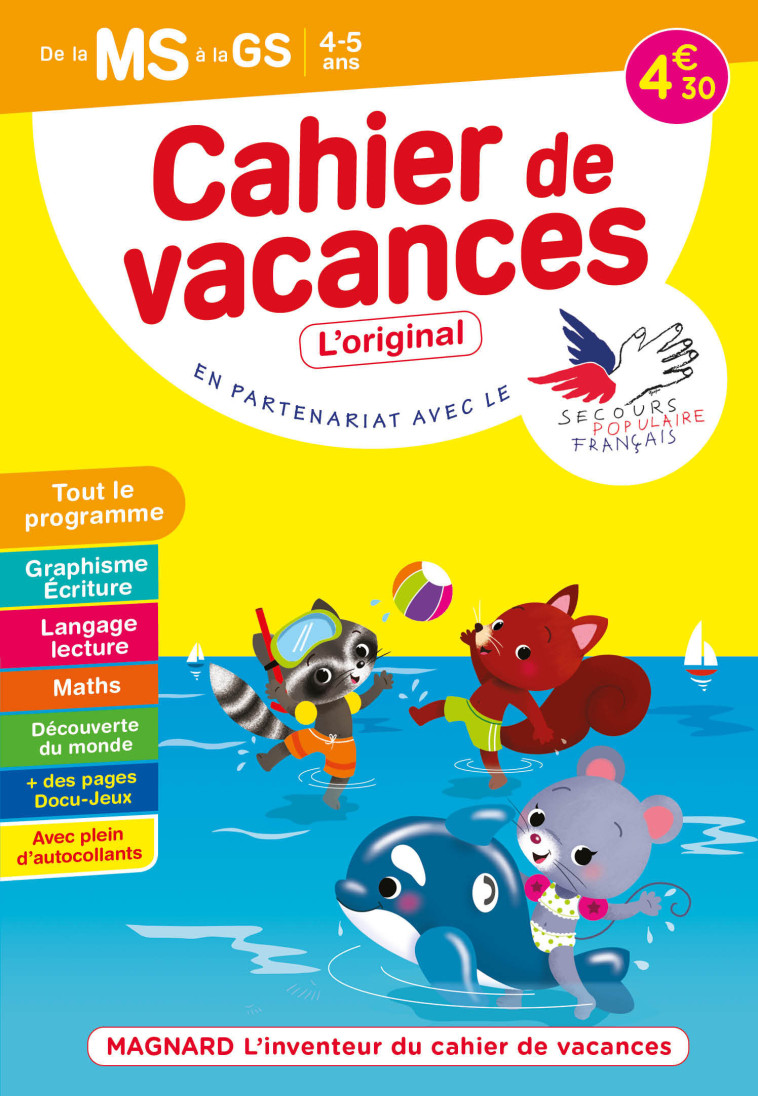 CAHIER DE VACANCES MS VERS GS 2021 - THIERRY CAROLINE - MAGNARD