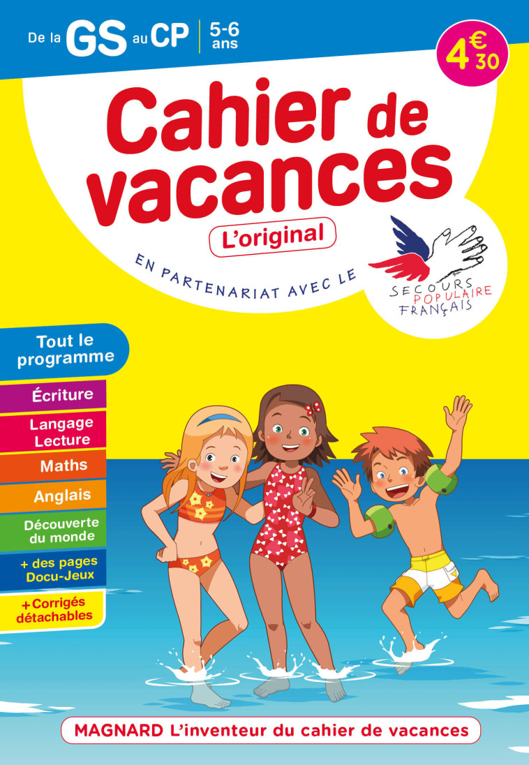 CAHIER DE VACANCES GS VERS CP 2021 - SEMENADISSE/NASROUNE - MAGNARD