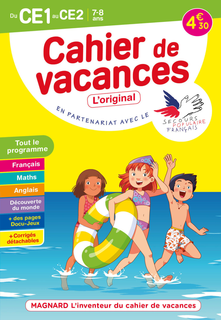 CAHIER DE VACANCES CE1 VERS CE2 2021 - REDOUTE/SEMENADISSE - MAGNARD