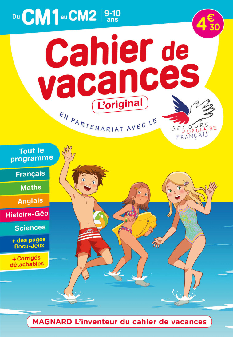 CAHIER DE VACANCES CM1 VERS CM2 2021 - CHARLES/SEMENADISSE - MAGNARD