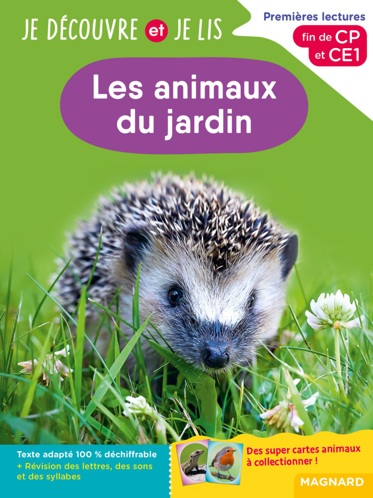 LES ANIMAUX DU JARDIN - CP/CE1 - BARTHOMEUF-SCHILLING - MAGNARD