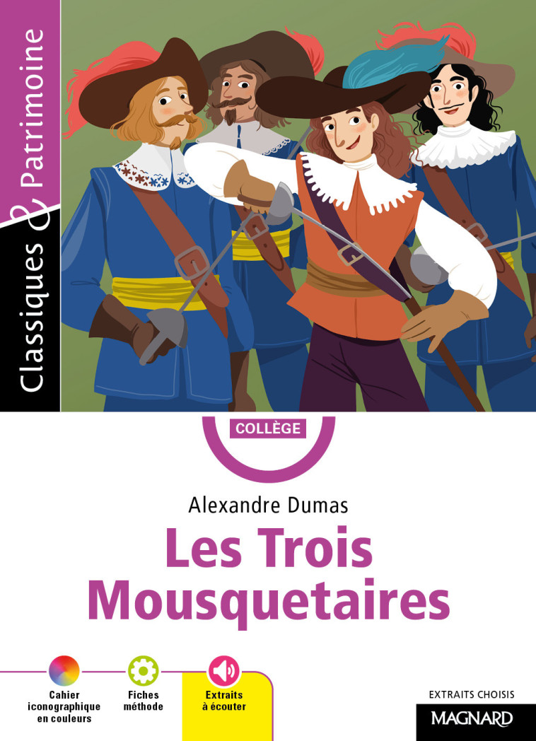 LES TROIS MOUSQUETAIRES - DUMAS/MALTERE - MAGNARD