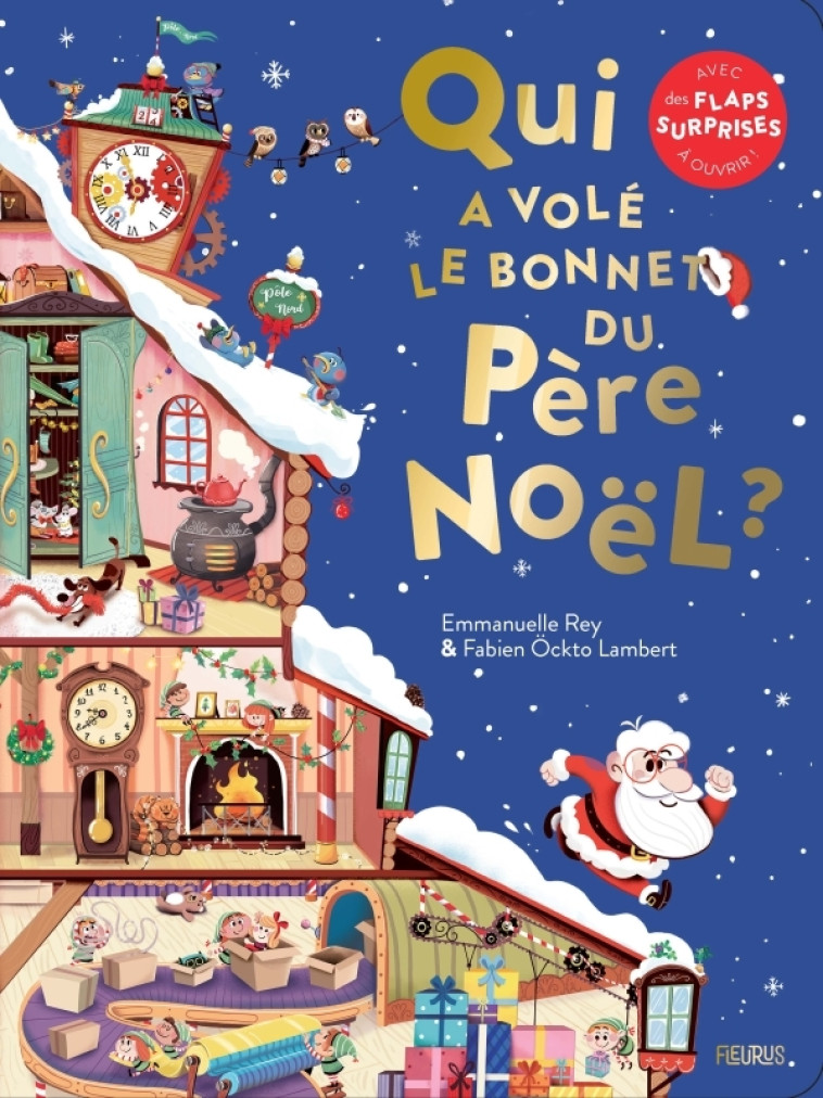 QUI A VOLE LE BONNET DU PERE NOEL ? - REY/OCKTO-LAMBERT - FLEURUS