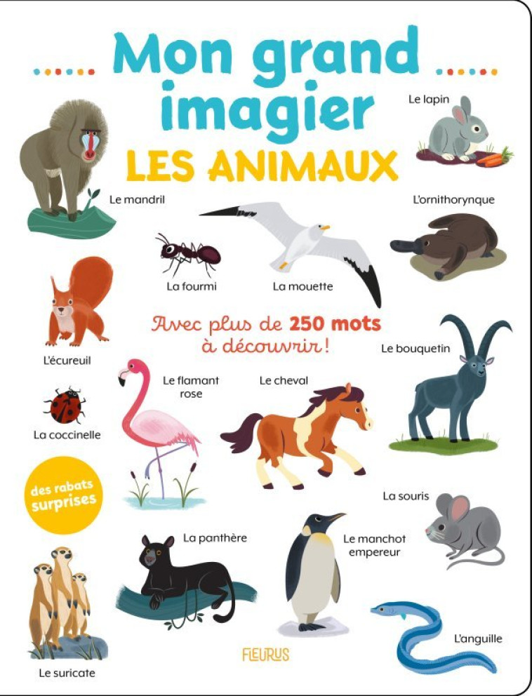 MON GRAND IMAGIER DES ANIMAUX - XXX - FLEURUS