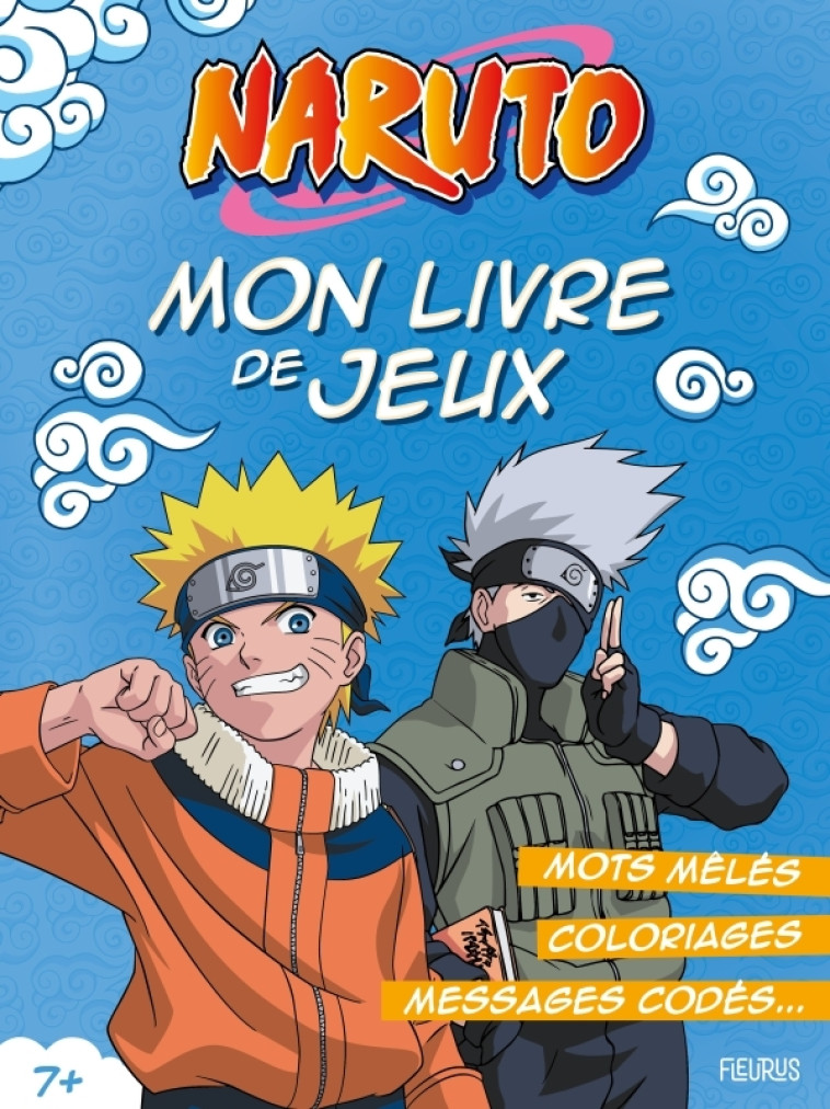 NARUTO  MON LIVRE DE JEUX - MICHEL TRAN ADELINE - FLEURUS