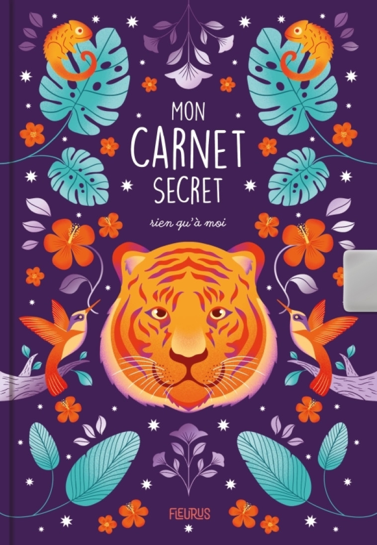 MON CARNET SECRET RIEN QU'A MOI - BLANC MARION - FLEURUS