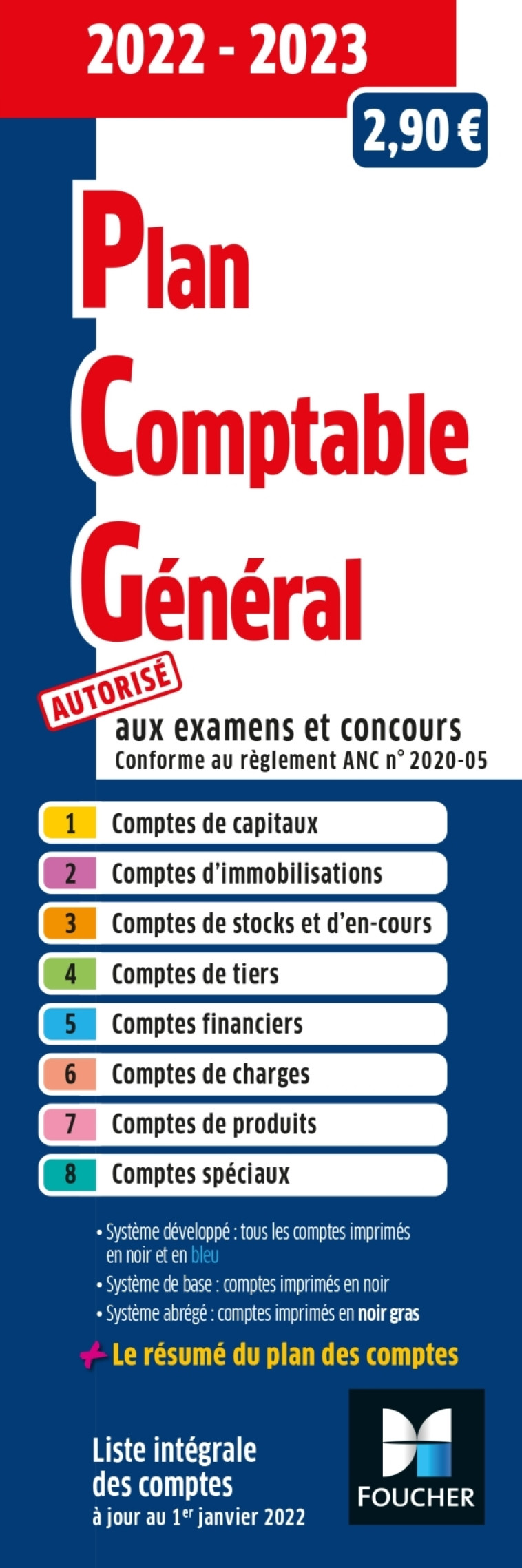 PLAN COMPTABLE GENERAL 2022-2023 - PAUGAM SEBASTIEN - FOUCHER