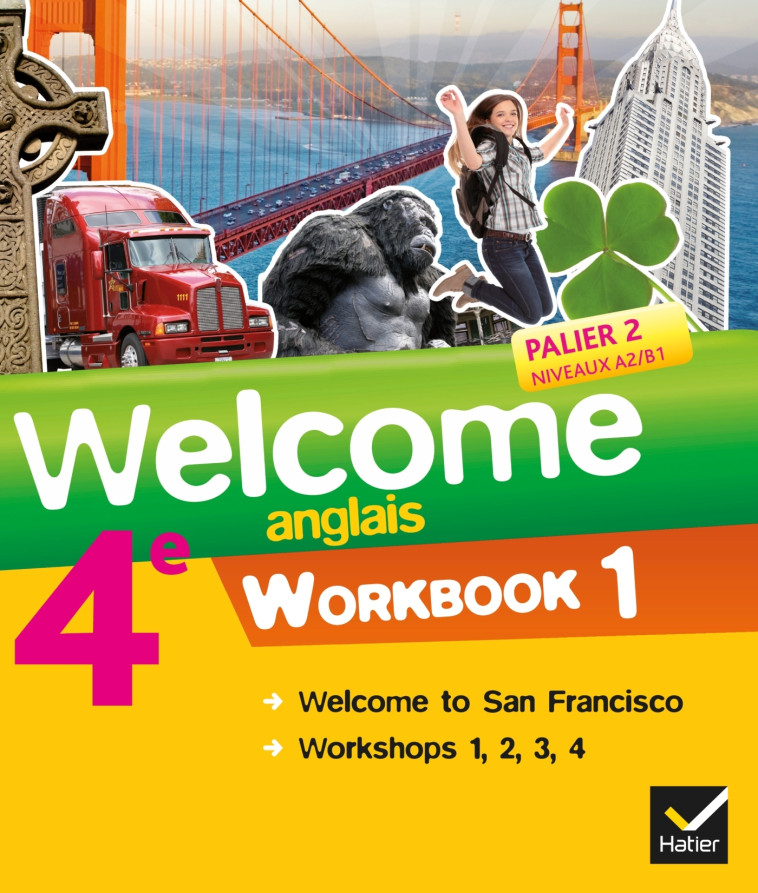 WELCOME 4E WORKBOOK 2 VOLUMES - LEDRU-GERMAIN/NANTET - HATIER