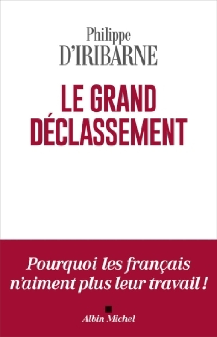 LE GRAND DECLASSEMENT - IRIBARNE PHILIPPE - ALBIN MICHEL