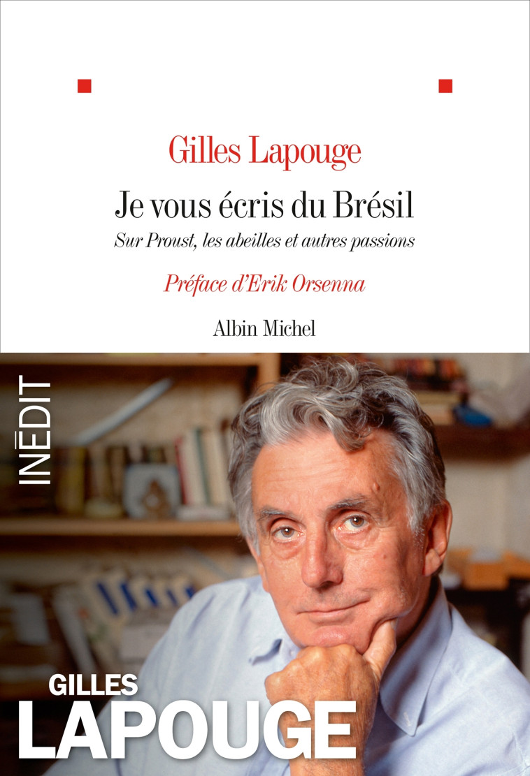 JE VOUS ECRIS DU BRESIL - SUR PROUST, LES ABEILLES ET AUTRES PASSIONS - LAPOUGE GILLES - ALBIN MICHEL