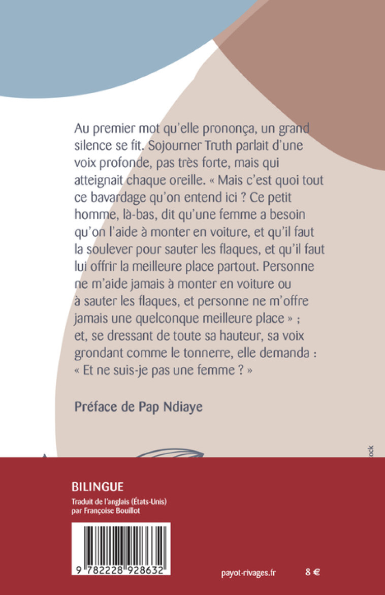 ET NE SUIS-JE PAS UNE FEMME ? - TRUTH/NDIAYE - PAYOT