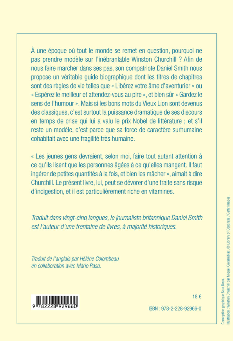 DANS LA TETE DE CHURCHILL - OU COMMENT DEVENIR UN VRAI LION EN POLITIQUE ET DANS LA VIE - SMITH/PASA - PAYOT