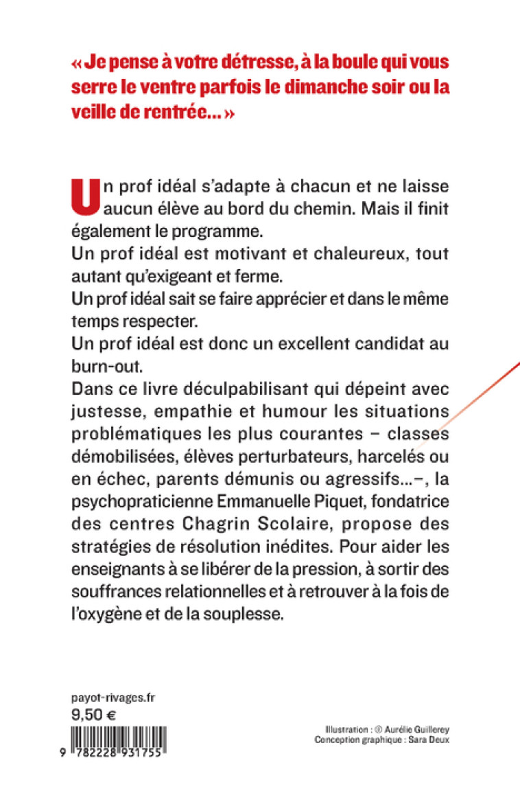 COMMENT NE PAS ETRE UN PROF IDEAL - PIQUET EMMANUELLE - PAYOT