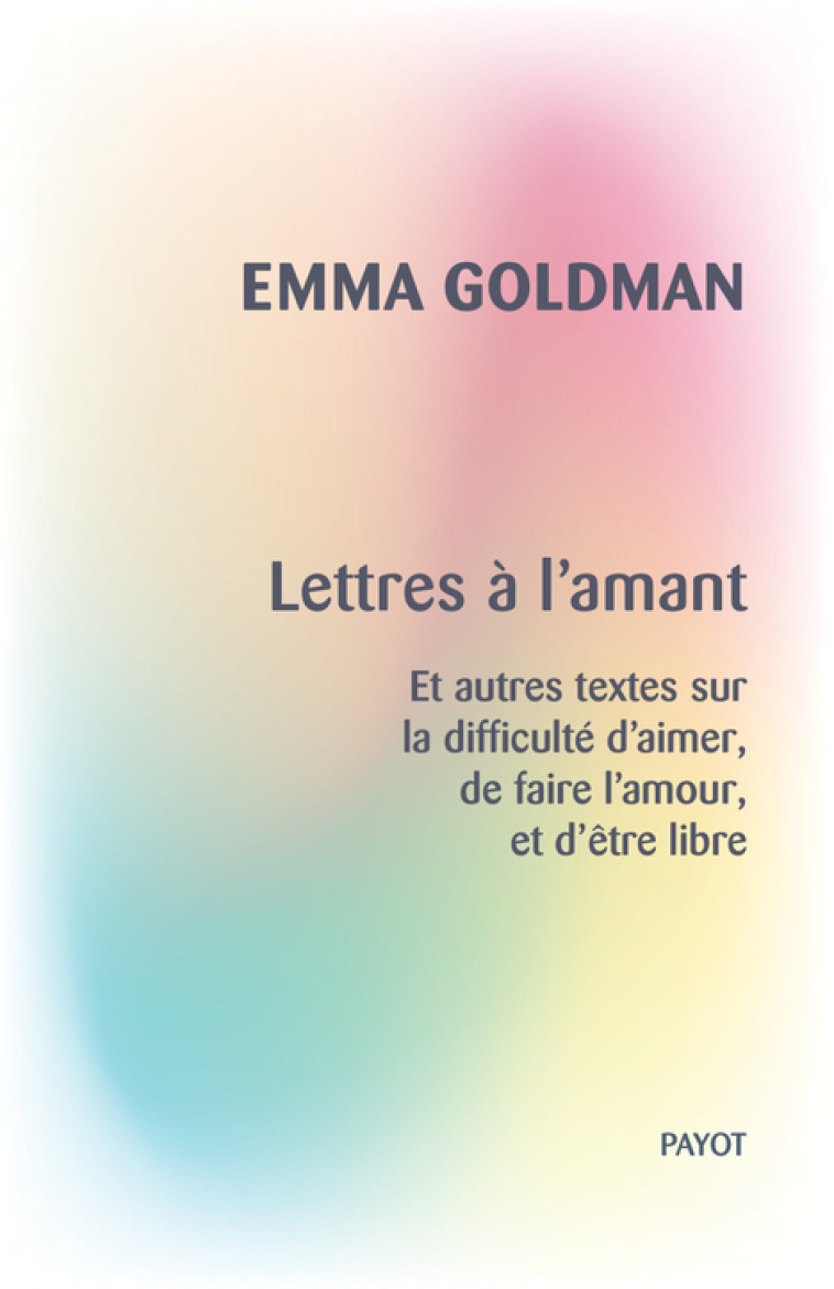 LETTRES A L'AMANT - GOLDMAN - PAYOT